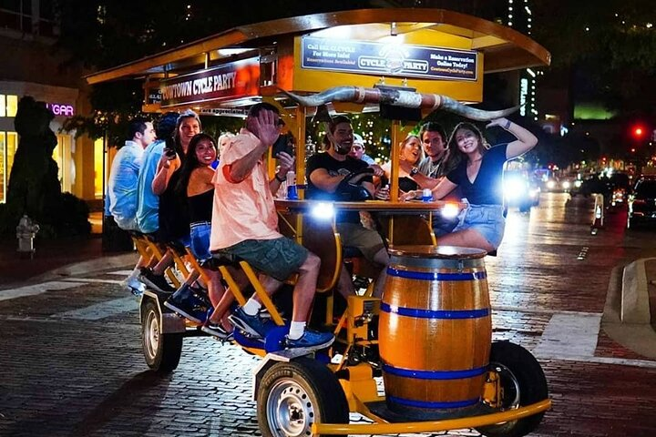 Experience Fort Worth on a big BYOB bike!